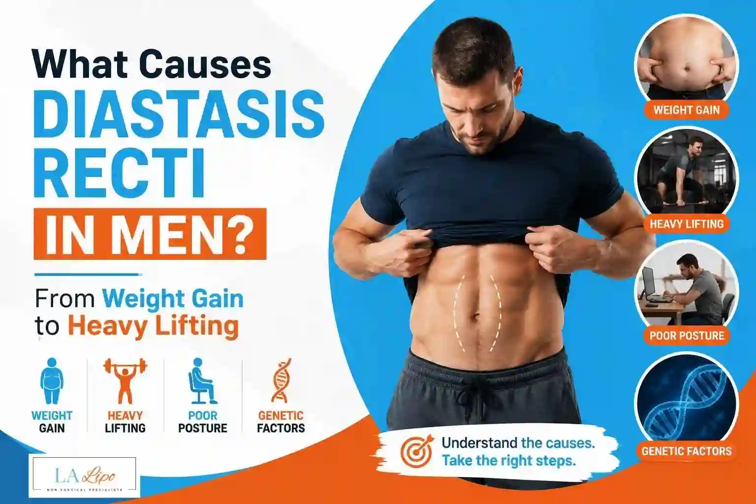 What Causes Diastasis Recti in Men? From Weight Gain to Heavy Lifting Newcastle-under-Lyme